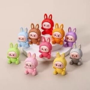 10PC Labubu Set-Colorful Animal Figurine for Kids and Fans-Collectiable ornament